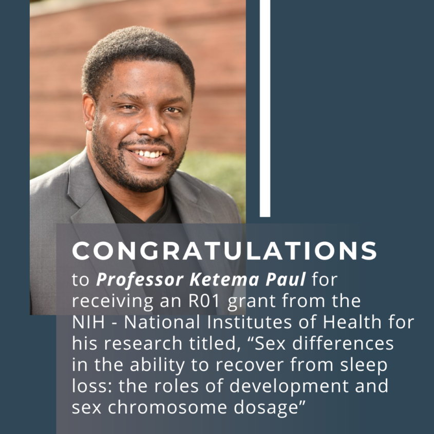 Congratulations to Professor Ketema Paul for receiving an R01 grant from the NIH – National Institutes of Health for his research! Congratulations to Professor Ketema Paul for receiving an R01 grant from the NIH – National Institutes of Health for his research!