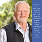 Congratulations to Distinguished Research Professor Peter Narins for being honored with the Silver Medal in Animal Bioacoustics from the Acoustical Society of America for his contributions! Congratulations to Distinguished Research Professor Peter Narins for being honored with the Silver Medal in Animal Bioacoustics from the Acoustical Society of America for his contributions!