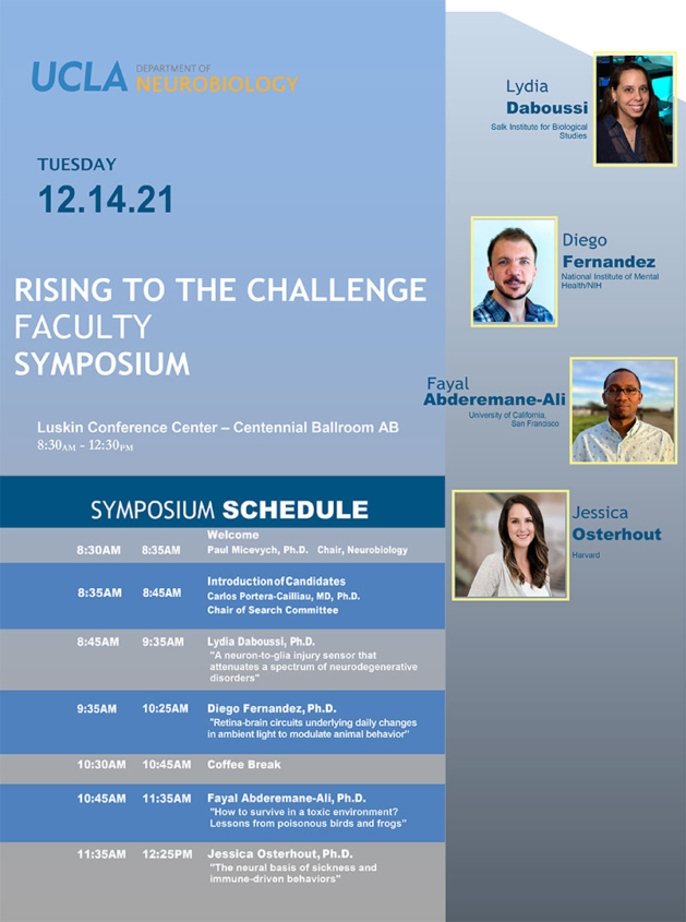 Rising to the Challenge Faculty Symposium – Department of Neurobiology
