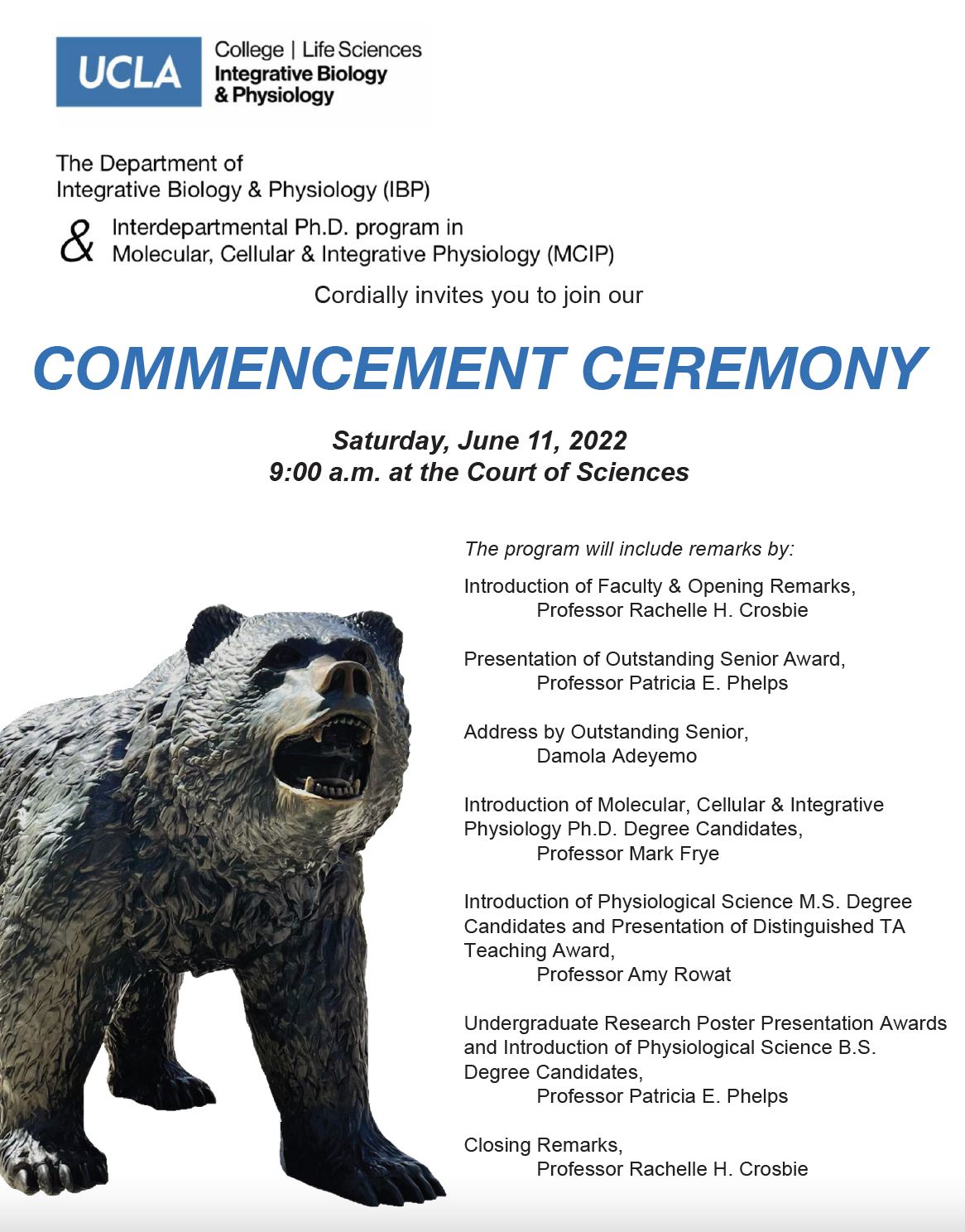 Commencement Flyer