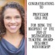 Congratulations Professor Gina Poe for receiving the Academic Senate’s 2021-22 Distinction in Teaching Undergraduate Research Mentorship! Congratulations Professor Gina Poe for receiving the Academic Senate’s 2021-22 Distinction in Teaching Undergraduate Research Mentorship!