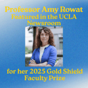 Professor Amy Rowat featured in the UCLA Newsroom